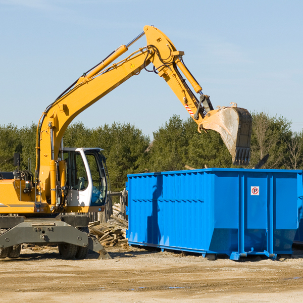 are there any restrictions on where a residential dumpster can be placed in Medford New York